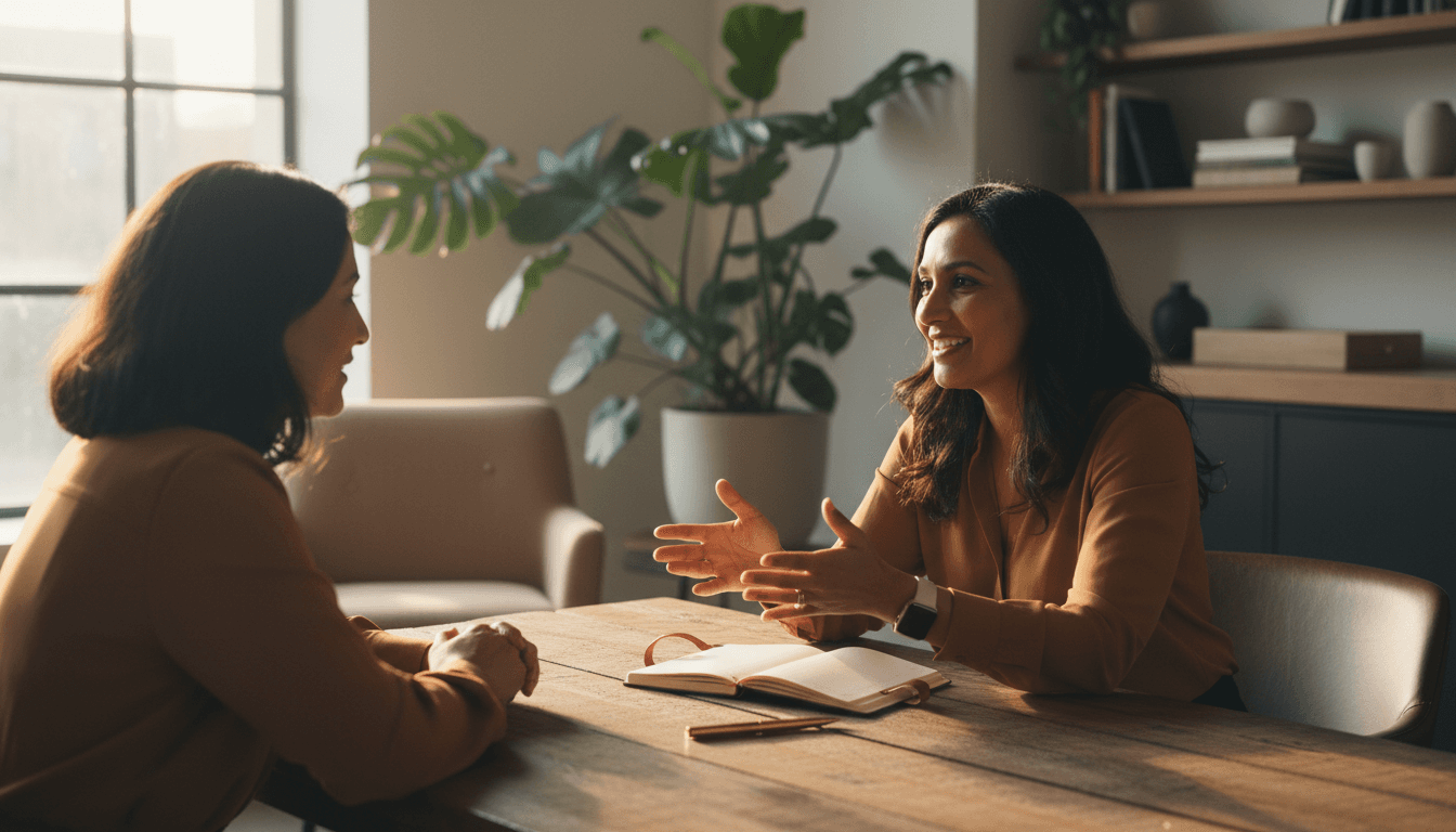 Business coaching one-on-one session